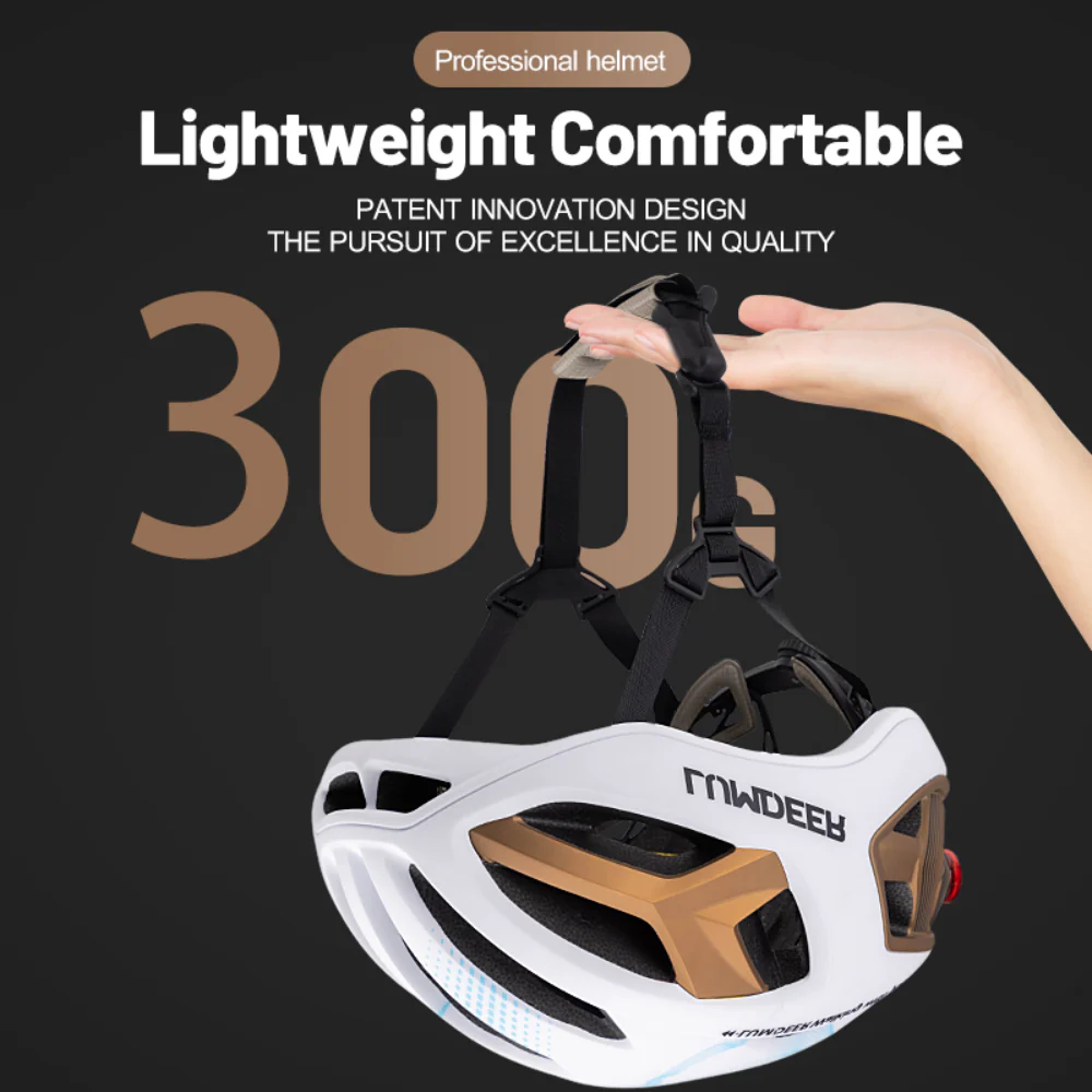 Unisex Magnetic Taillight Bike Helmet - Image 4